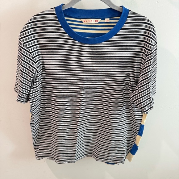 MARNI X Uniqlo Mixed Stripes T Shirt Top XS - Picture 1 of 4